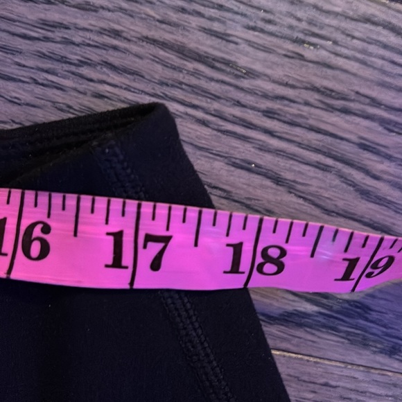 Along fit Classic Black high waisted pocket Women's Leggings Sz L - Picture 10 of 15